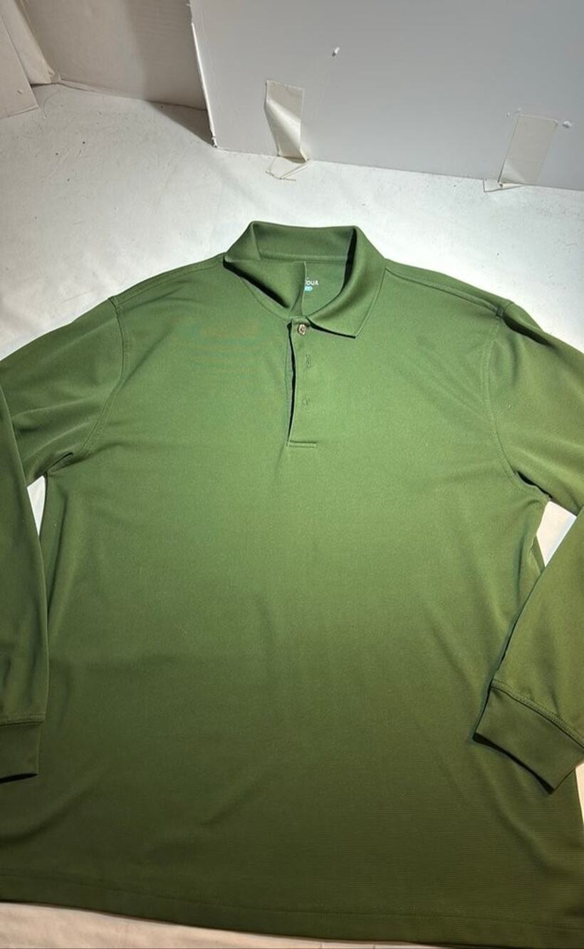 Pro Tour Green Long Sleeve Polo Shirt